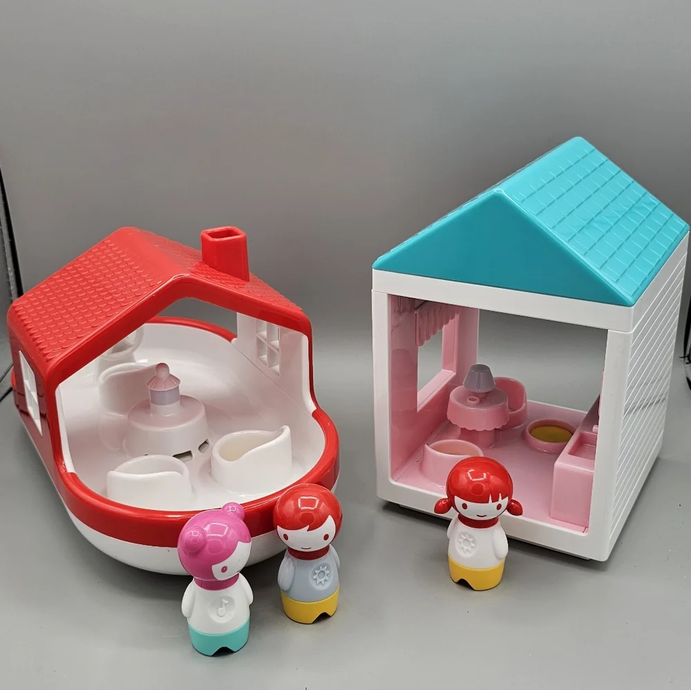 Kid O Myland Houseboat Play House Dining Set Complete Dolls Light Sound Play Htf